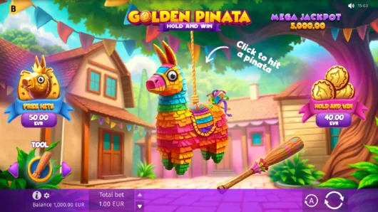 Golden Pinata Hold and Win